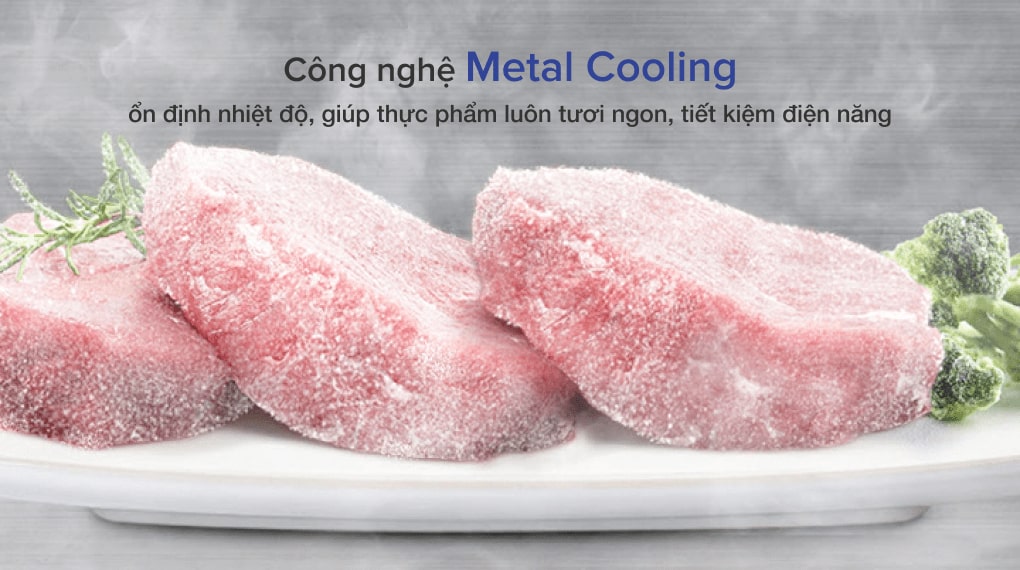 6. Giảm thất thoát nhiệt bên trong tủ lạnh nhờ công nghệ Metal Cooling