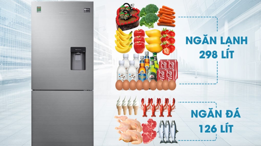 Tủ lạnh Samsung RL4034SBAS8/SV phù hợp gia đình có từ 4-5 thành viên