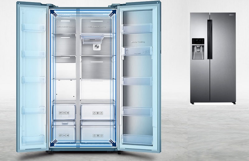 Tủ lạnh Samsung RS58K6417SL/SV có thiết kế sang trọng, hiện đại