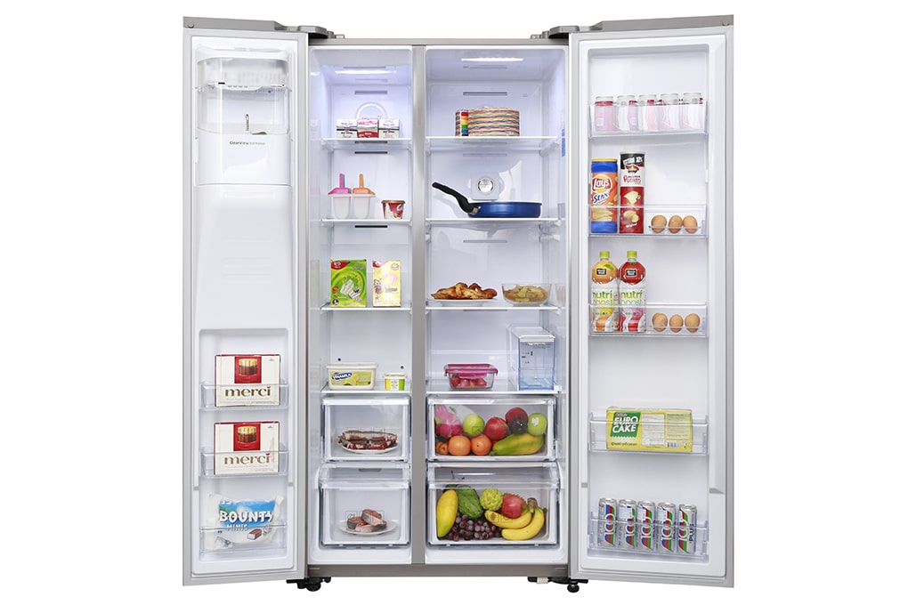 Tủ lạnh Samsung RS58K6417SL/SV sở hữu 2 ngăn trữ rau củ, trái cây riêng biệt 