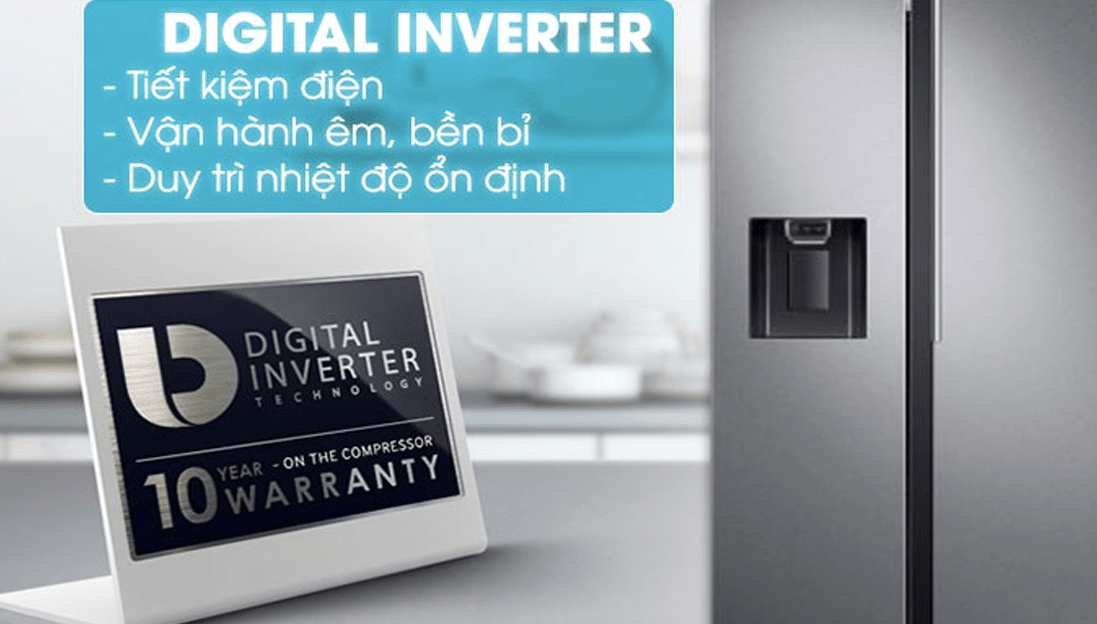 4. Nâng cao hiệu quả tiết kiệm điện với công nghệ Digital Inverter 