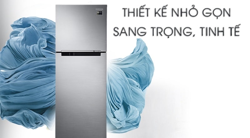 2. Tủ lạnh Samsung RT22M4033S8/SV có kiểu dáng nhỏ gọn, thiết kế sang trọng