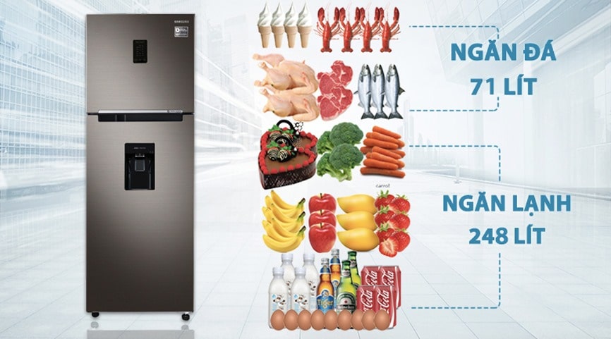Tủ lạnh Samsung RT32K5930DX/SV phù hợp gia đình có từ 3-5 người
