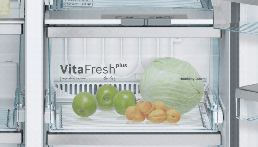 11. Với ngăn chứa VitaFresh đảm bảo dữ trữ thực phẩm lâu hơn gấp 3 lần