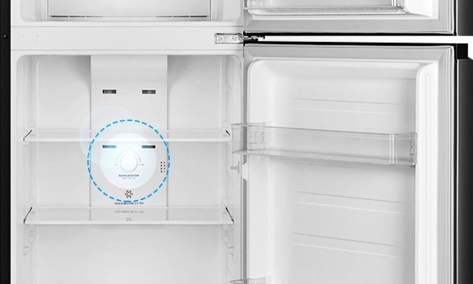 9. Tủ lạnh Casper trang bị điều khiển núm vặn giúp người dùng thao tác dễ dàng