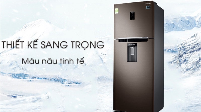 2. Tủ lạnh Samsung RT38K5982DX/SV sở hữu thiết kế sang trọng, hiện đại