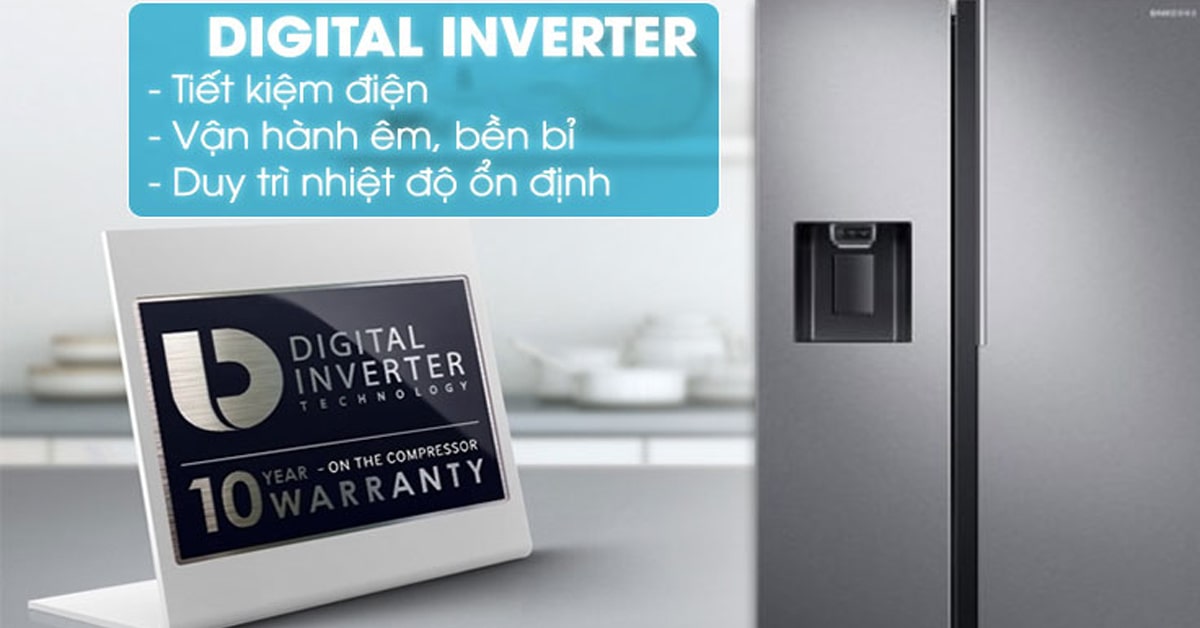 Vận hành êm ái vẫn tiết kiệm điện năng vượt trội với công nghệ Digital Inverter