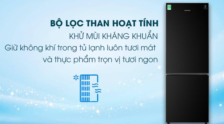 Tủ lạnh Samsung RB30N4010BU/SV có bộ lọc than hoạt tính kháng khuẩn