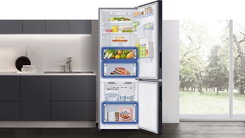 2. Tủ lạnh Samsung Inverter 310 lít RB30N4010S8/SV thiết kế hiện đại, tinh tế