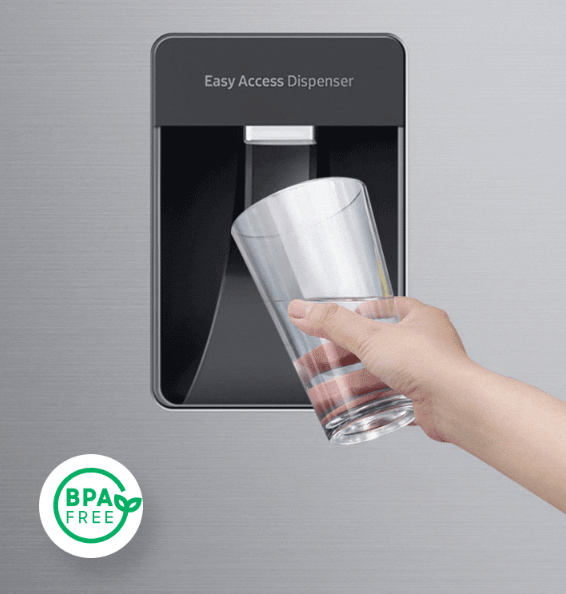 6. Ngăn lấy nước ngoài tiện ích không chứa BPA trên tủ lạnh 48A4010B4 SV