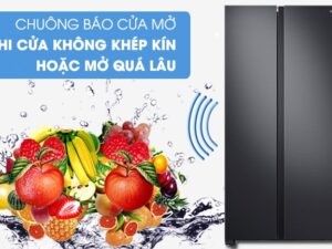 6. Chuông báo cửa mở tiện lợi trên tủ lạnh Samsung RS62R5001B4