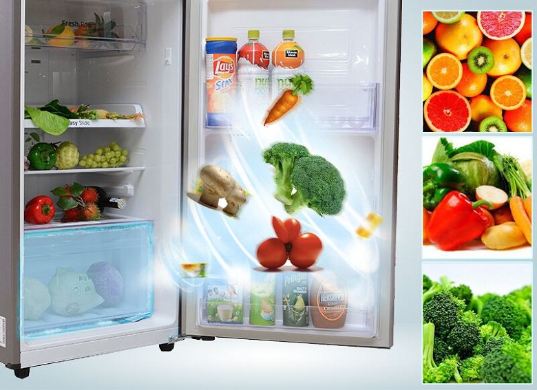 5. Tủ lạnh Samsung RT22FARBDSA  | Ngăn rau củ lưu trữ hiệu quả