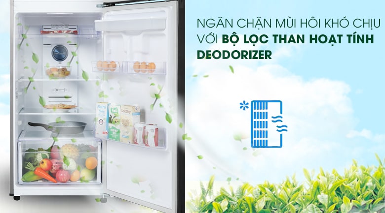 Tủ lạnh Samsung RT32K5932BU/SV khử mùi, diêt khuẩn hiệu quả cao