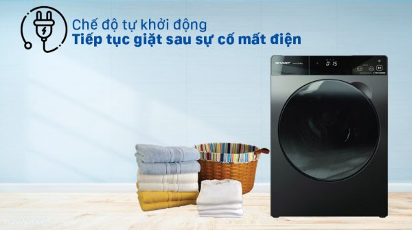 Máy giặt Sharp Inverter 12,5 Kg ES-FK1252SV-G giá rẻ tại Điện Máy Đất Việt