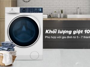 Máy giặt EWF1024P5WB – Khối lượng giặt 10 kg phù hợp với những gia đình có đông thành viên