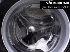 Vòi phun nước 360 độ hiện đại - Loại bỏ cặn bột giặt, chất bẩn bám vào mặt trong cửa máy giặt 