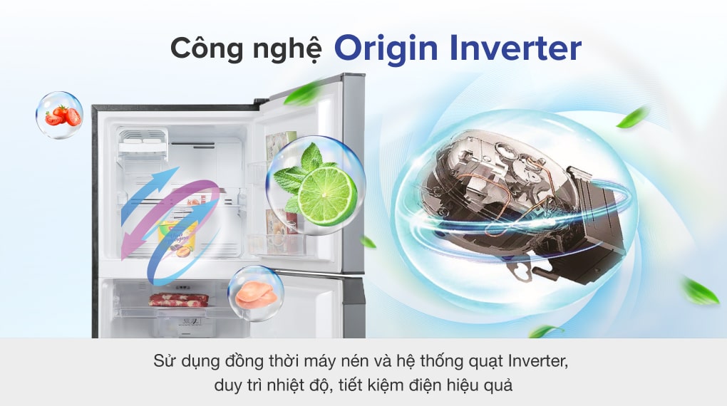 7. Tiết kiệm điện năng tối ưu nhờ công nghệ Origin Inverter