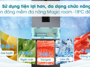 Tủ lạnh Aqua Inverter 292 Lít AQR-B348MA(FB) Mới 2021