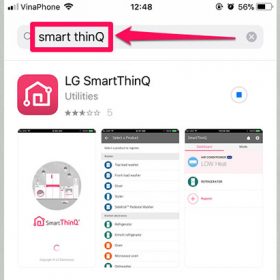 Kết nối điện thoại với máy giặt LG qua ứng dụng SmartThinQ