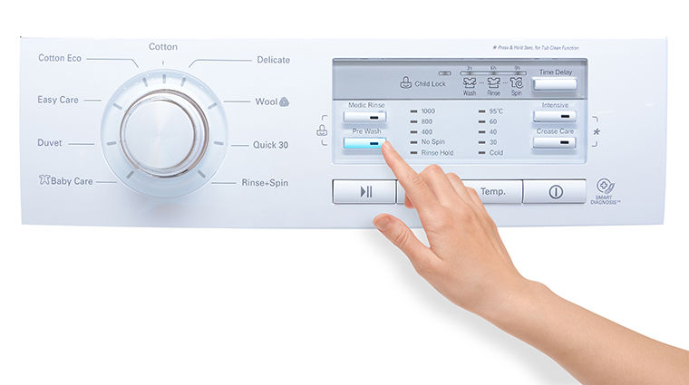 Cách sử dụng bảng điều khiển máy giặt LG WD-8600 7kg