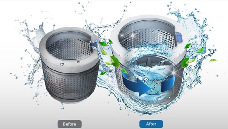 Hướng dẫn cách vệ sinh máy giặt LG: vệ sinh lồng giặt