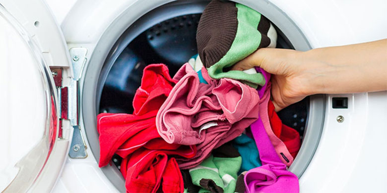 Máy giặt rung lắc mạnh khi giặt quá tải
