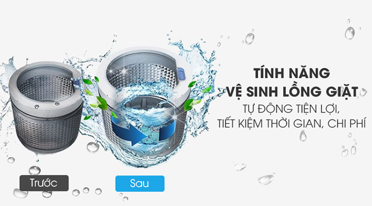 Chế độ vệ sinh máy giặt LG là gì?