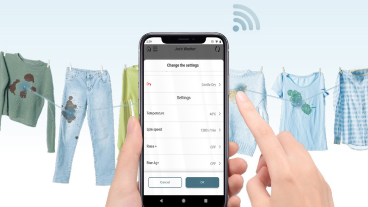 SmartApp Panasonic - Cài đặt và tùy chỉnh chương trình giặt yêu thích