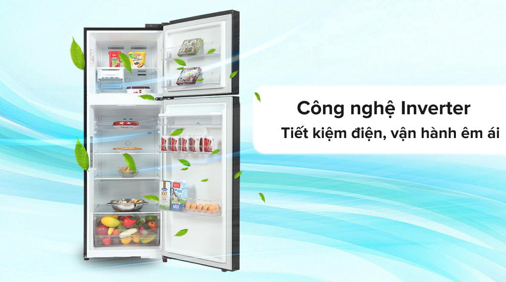 Tủ lạnh LG Inverter 334 lít GN-D332BL - Công nghệ Inverter