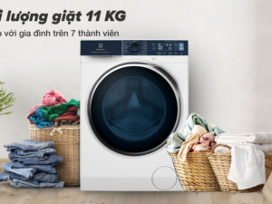 2. Máy giặt Electrolux 11kg đáp ứng nhu cầu sử dụng của gia đình trên 7 thành viên