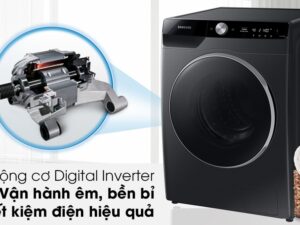 4. Động cơ Digital Inverter nâng cao hiệu quả tiết kiệm điện trên máy giặt WW10TP44DSBSV