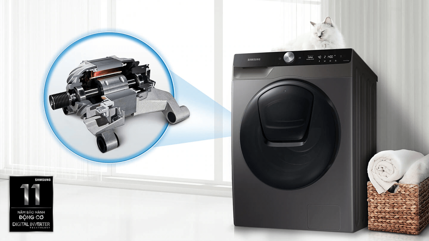 Máy giặt Samsung WW90T634DLE/SV AI inverter tiết kiệm điện năng tối ưu