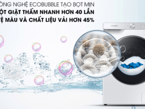 Máy giặt Samsung WW10TP44DSH hoà tan bột giặt chống đóng cặn bột giặt với công nghệ EcoBubble