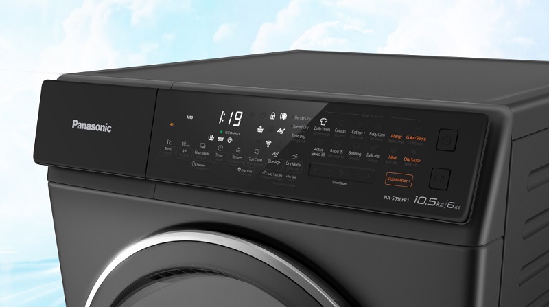 Thiết kế máy giặt sấy Panasonic Inverter 10.5 kg NA-S056FR1BV