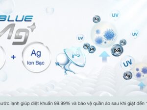 Công nghệ UV Blue Ag+ là công nghệ giặt nước lạnh