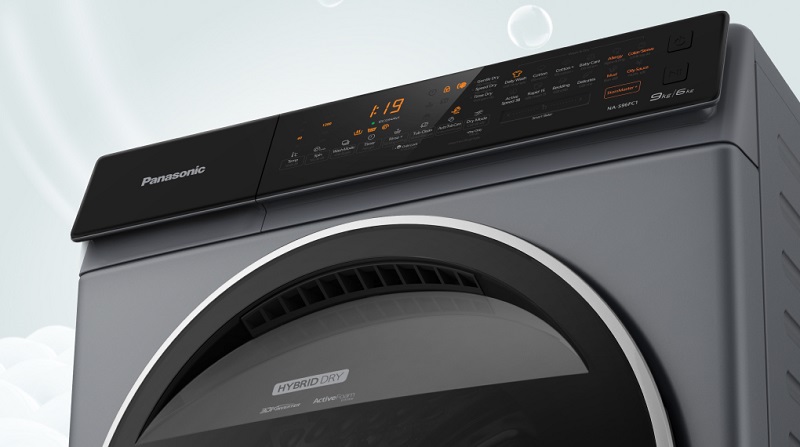 Máy giặt sấy Panasonic NA-V95FC1LVT giá rẻ thiết kế hiện đại sang trọng