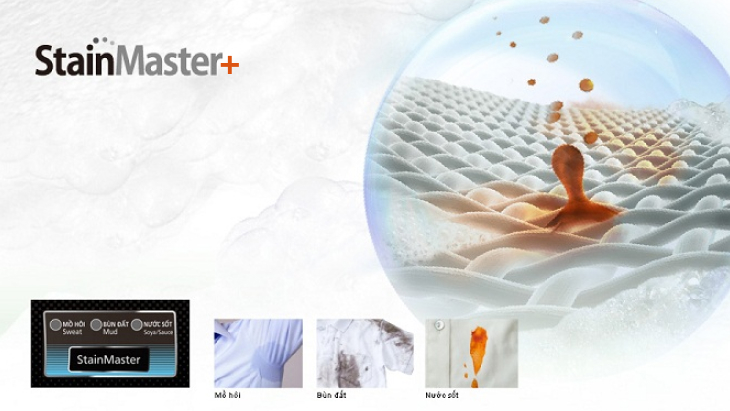 Tiêu diệt 99.99% vi khuẩn, bảo vệ sức khỏe gia đình với công nghệ StainMaster 