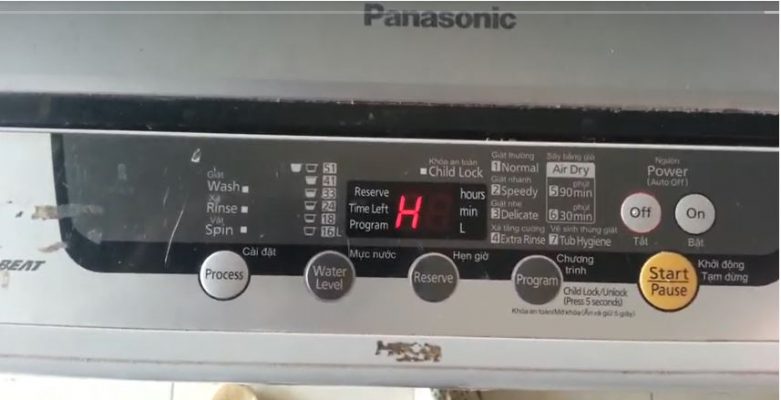 Máy giặt Panasonic lỗi H01