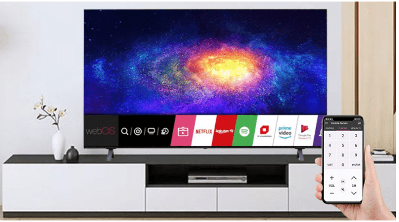 7.3. Điều khiển tivi thông qua điện thoại tiện lợi nhờ ứng dụng LG TV Plus