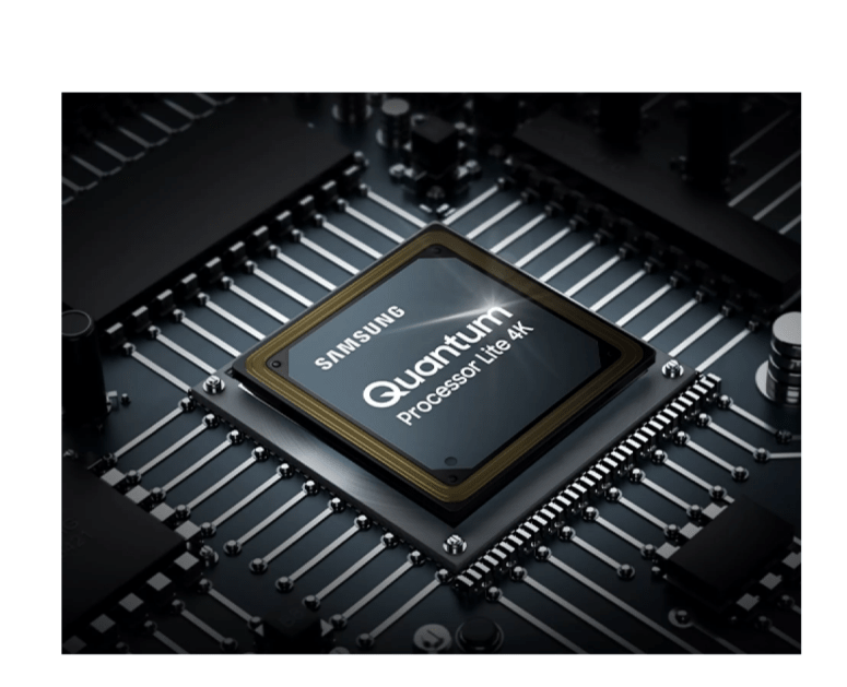 3. Samsung 4K 85 inch QA85Q60A sở hữu bộ xử lý Quantum lite 4k tối hưu hóa khả năng hiện thị hình ảnh.