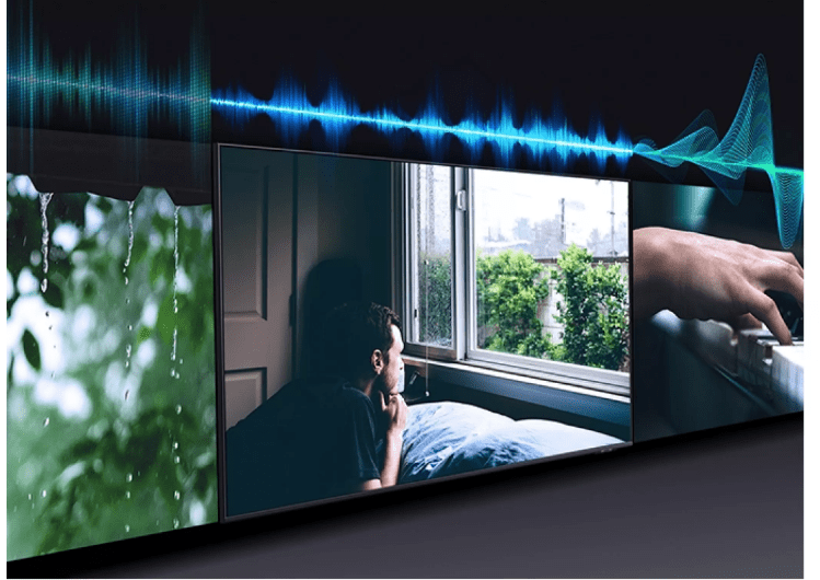 2.7. Âm thanh sống động với công nghệ Adaptive sound trên Tivi SamSung QA 55Q60AA 