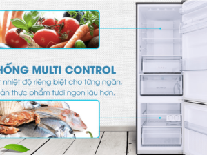 6. Hệ thống Multi Control giúp kiểm soát nhiệt độ thông minh trên tủ lạnh Panasonic BX 421WGKV