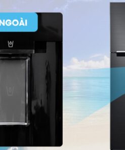 Thiết kế ngăn lấy nước bên ngoài và làm đá tự động vô cùng tiện lợi - Tủ lạnh Samsung Inverter 360 lít RT35K5982BS/SV