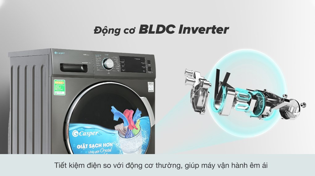 Máy giặt Casper Công nghệ Inverter BLDC