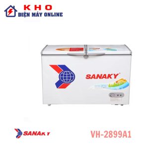 Tủ đông Sanaky VH-2899A1 280 lít 1 ngăn đông 2 cánh dàn đồng 3 VH-2899A1