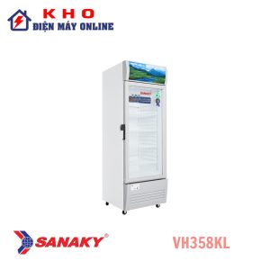 Tủ mát Sanaky VH-358KL 290 lít 1 cánh kính đứng, dàn nhôm 3 VH358KL