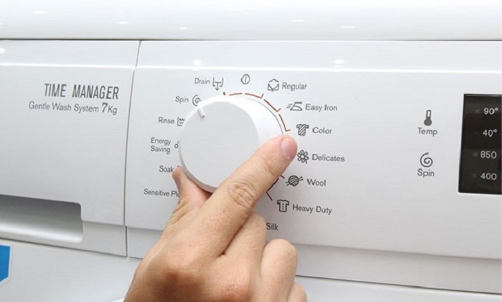 Sử dụng chế độ giặt chăn của máy giặt hoặc các chế độ mang lại hiệu quả tương tự