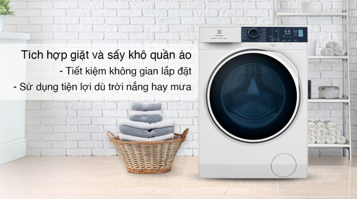 máy giặt sấy 10kg của Electrolux