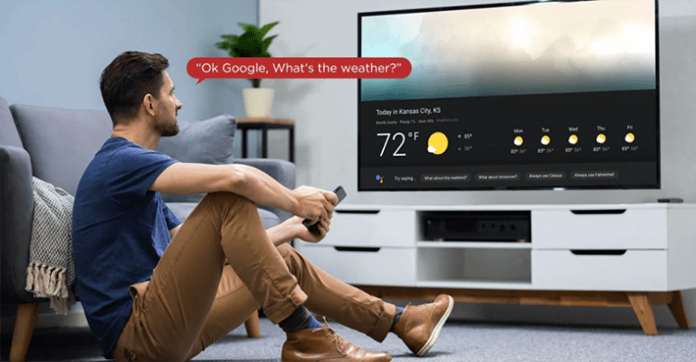 Trợ lý ảo Google Assistant điều khiển tivi bằng giọng nói