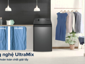 Máy giặt Electrolux Inverter 12 kg EWT1274M7SA - Công nghệ Ultramix hoà tan dễ dàng chất giặt tẩy.